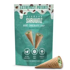 Diamond Shruumz Mint Chocolate Chip Cones